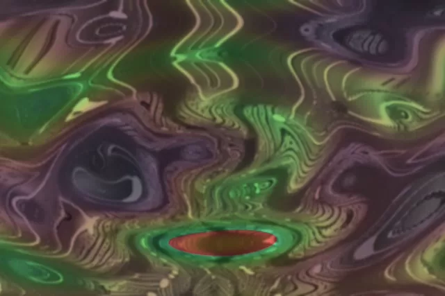 3:2 Surface 60fps neon tunnel screensaver vj animation red swirl vortex