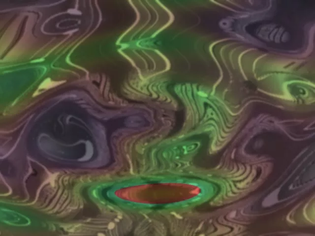 4:3 Classic 60fps neon tunnel vj loop screensaver green tunnel spiral