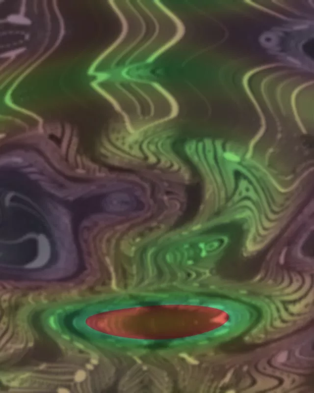 4:5 Instagram 60fps neon tunnel vj loop screensaver red kaleidoscope gem