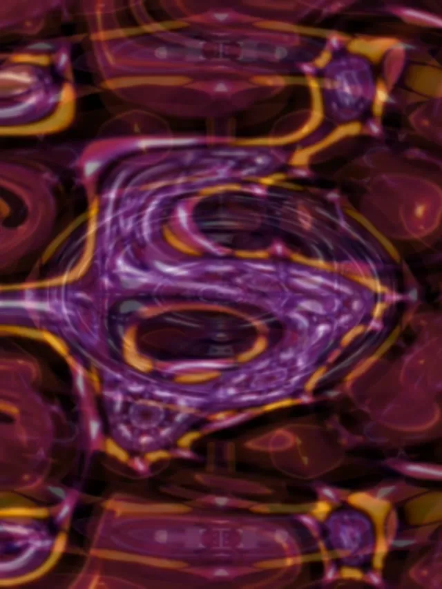 neon tunnel 3:4 ipad portrait 60fps magenta flower vortex screensaver live wp