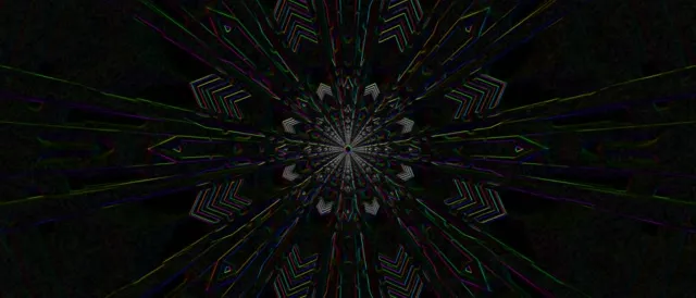 neon tunnel 21:9 ultrawide 60fps screensaver vj animation colorful kaleidoscope vortex