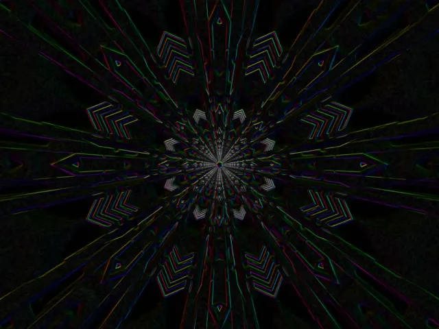 neon tunnel 4:3 classic 60fps screensaver vj animation red cross geometric lattice