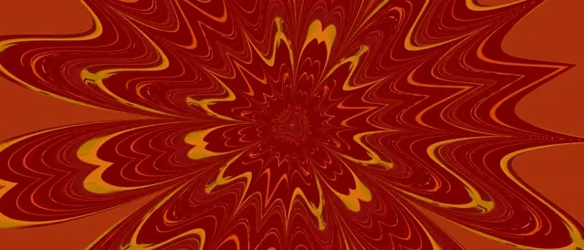 neon tunnel 21:9 ultrawide 60fps screensaver red gold kaleidoscope vj loop