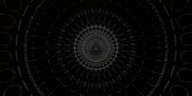 neon tunnel 2:1 univisium 60fps screensaver vj loop hypnotic spiral vortex