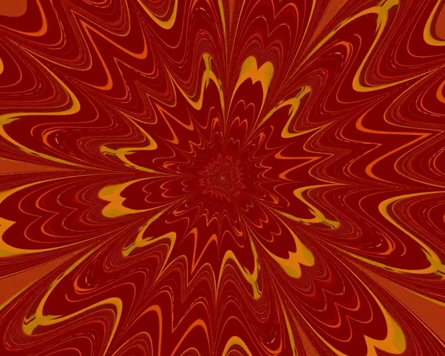 neon tunnel 5:4 industrial 60fps screensaver orange geometric vortex vj loop