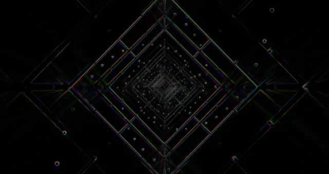 4K UHD 60fps screensaver neon tunnel vj loop motion background