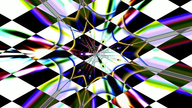 4k uhd 60fps screensaver neon tunnel vj loop motion background diamond kaleidoscope