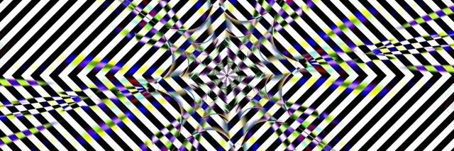 Neon tunnel geometric spiral 3:1 Triple Wide 60fps screensaver motion background