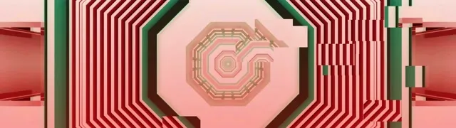 neon tunnel 32:9 super ultrawide 60fps screensaver vj animation geometric