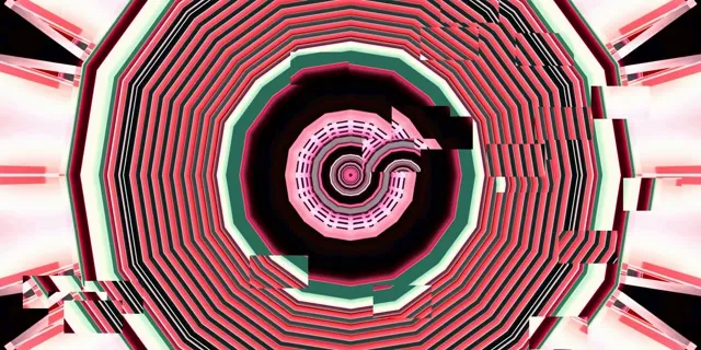 2:1 Univisium neon tunnel 60fps screensaver live wallpaper pink hypnotic spiral
