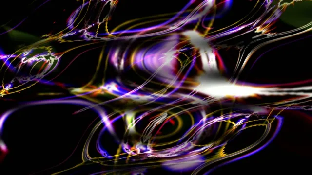 4k uhd 60fps screensaver neon tunnel vj loop purple gold swirls
