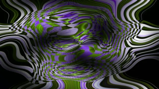 4k uhd 60fps screensaver neon tunnel vj loop purple green