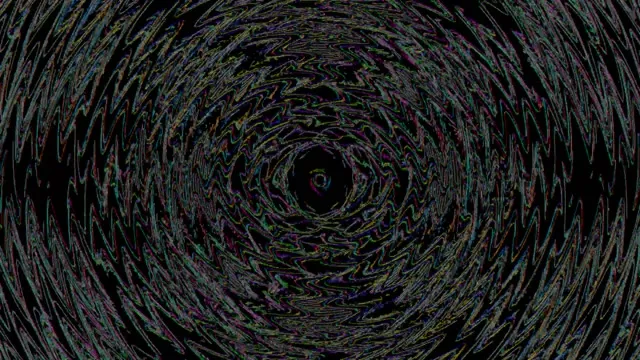 Deep Blue Neon Vortex | Psychedelic VJ Loop 4K