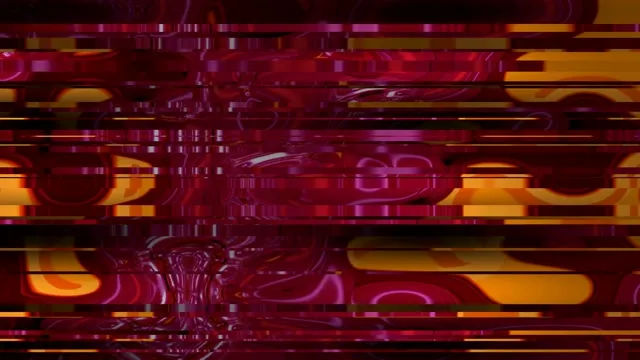4k uhd 60fps screensaver neon tunnel vj loop red gold geometric