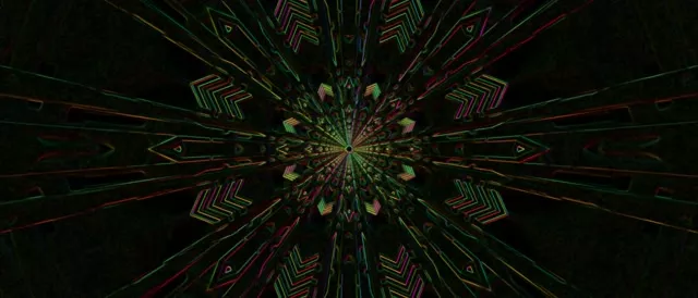 neon tunnel kaleidoscope vortex 21:9 ultrawide 60fps screensaver vj loop