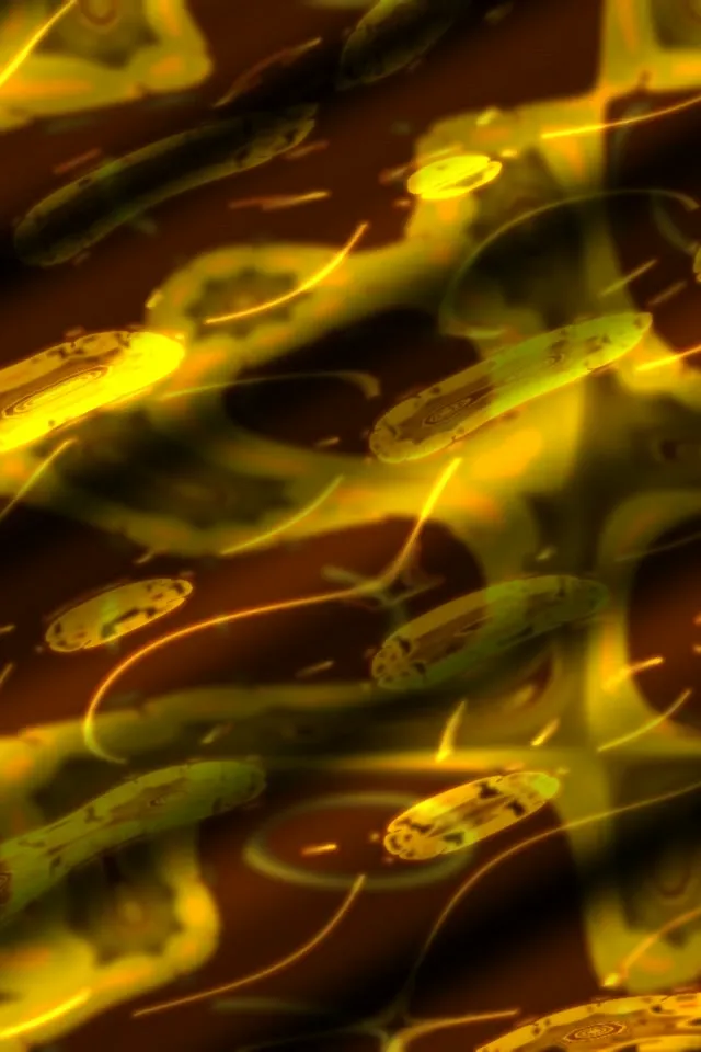 neon tunnel 2:3 photo portrait 60fps screensaver gold vortex motion