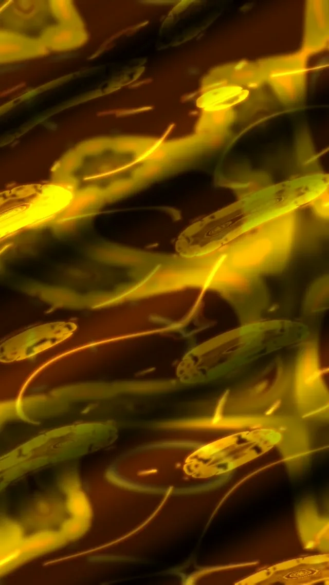 neon tunnel 9:16 reels 60fps screensaver gold swirling vj animation