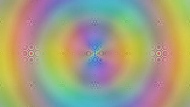 4K UHD 60fps Screensaver PC - Magenta Cyan Spiral Kaleidoscope Pulsing VJ Loop