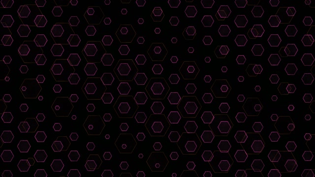 4K UHD 60fps Screensaver PC | VJ Loop Pink Hexagons