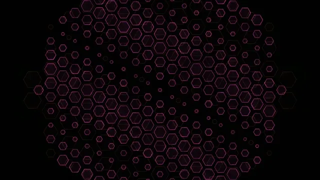 4K UHD 60fps Screensaver PC VJ Loop Pink Hexagons