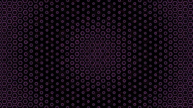 4K UHD 60fps Screensaver PC VJ Loop Purple Hexagon