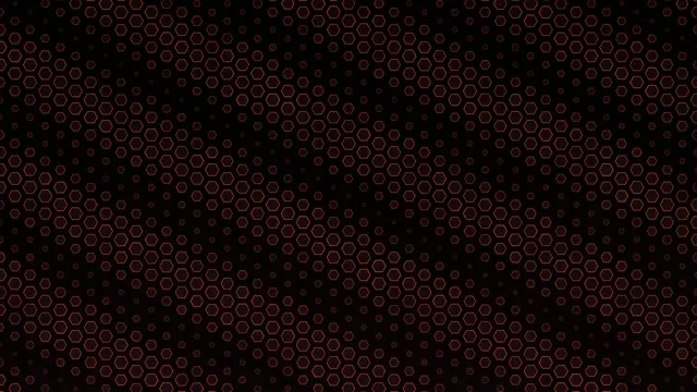 4K UHD 60fps Screensaver PC VJ Loop Red Hexagon