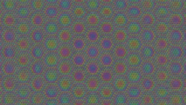 4K UHD 60fps Screensaver | Pulsing Magenta Hexagon Kaleidoscope VJ Loop