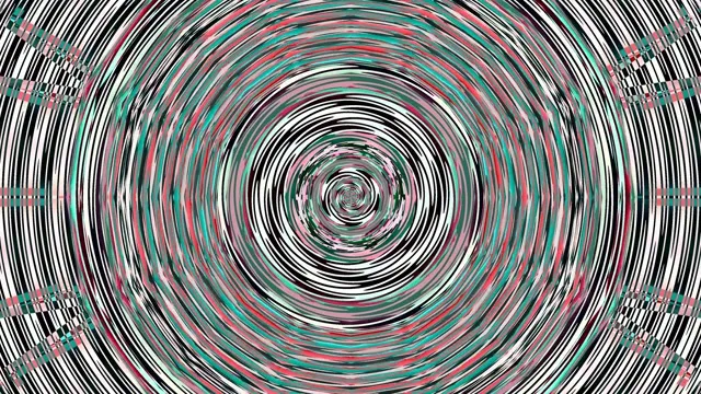 4K UHD 60fps Screensaver VJ Loop Pink Cyan Spiral