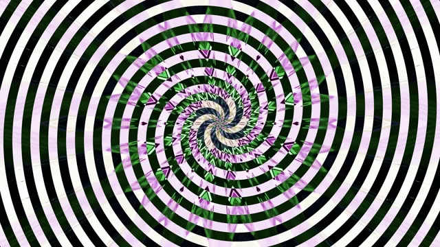 4k uhd 60fps screensaver vj loop pink spiral kaleidoscope