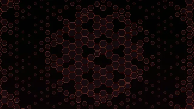 4K UHD 60fps screensaver VJ loop red hexagons
