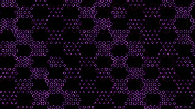 4K UHD 60fps Screensaver VJ Loop Windows 10 Purple Hexagon