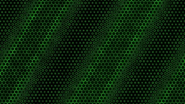 4K UHD 60fps Screensaver Windows 10 - Lime Green Hexagon Honeycomb VJ Loop