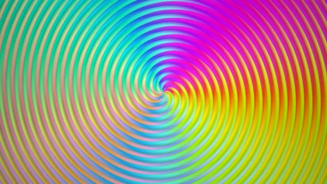 4K UHD 60fps Screensaver Windows 10 VJ Loop Rainbow Spiral
