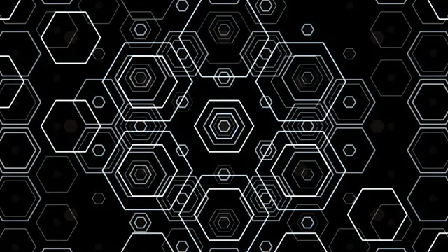 10 hours 4k uhd 60fps screensaver windows 11 neon hexagon vj loop black