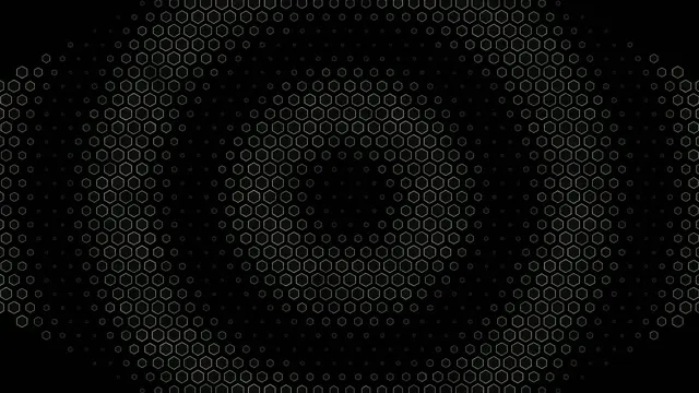 4k uhd 60fps screensaver windows 11 – Pulsing Gray Hexagon VJ Loop Motion