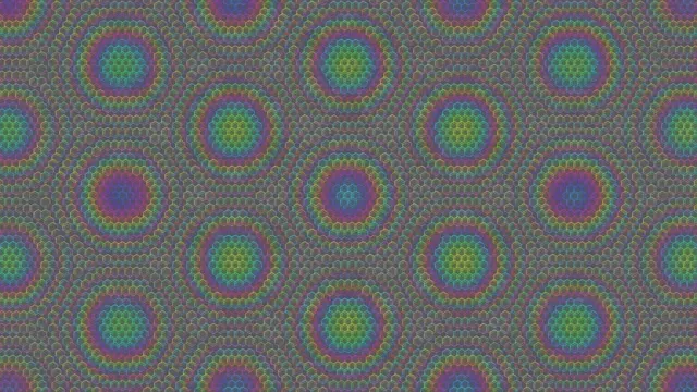 4K UHD 60fps Screensaver Windows 11 - Pulsing Magenta Cyan Hexagon Kaleidoscope VJ Loop