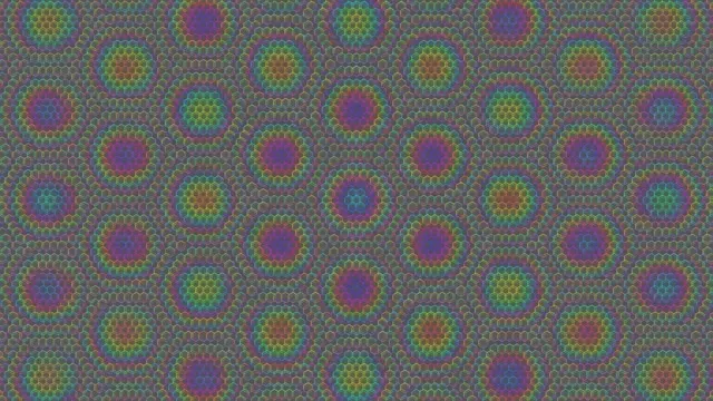 4K UHD 60fps Screensaver Windows 11 - Pulsing Magenta Hexagon VJ Loop