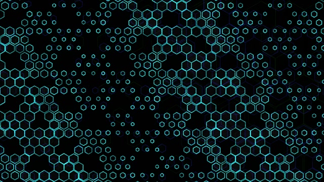 4K UHD 60fps Screensaver Windows 11 VJ Loop Cyan