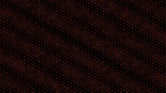 4K UHD 60fps Screensaver Windows 11 VJ Loop Red Hexagons