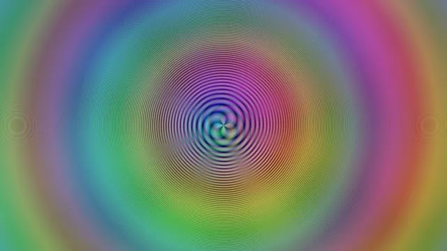 4K UHD 60fps Spiral Screensaver - Magenta Cyan Kaleidoscope VJ Loop