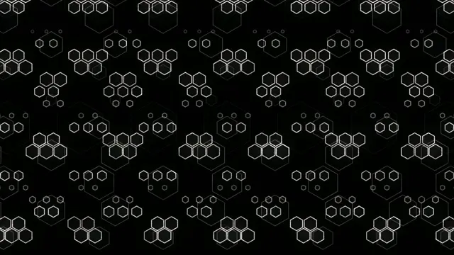 # 4K UHD 60FPS White Hexagons Geometric Pattern VJ Loop