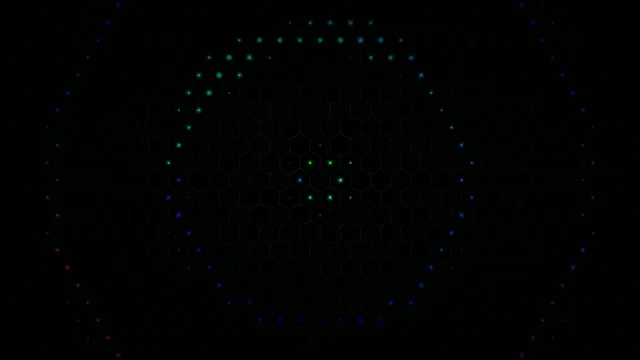 4K UHD abstract digital network motion background with glowing nodes