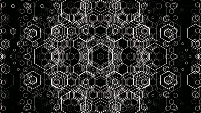 4K UHD Abstract Hexagon Motion Background for Video Editing