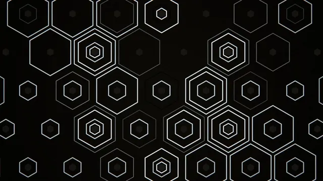 4K UHD abstract hexagon network motion background for broadcast