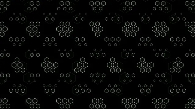 4K UHD Animated Hexagon Pattern Motion Background for Broadcast