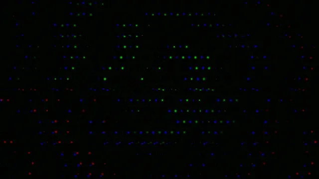 4K UHD animated particle network background with glowing dots and motion