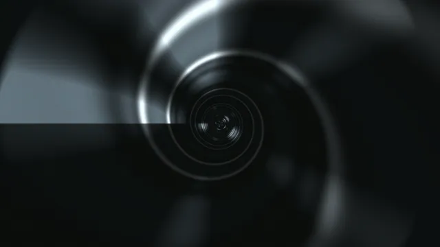 4K UHD Cinematic tunnel vortex motion background for broadcast