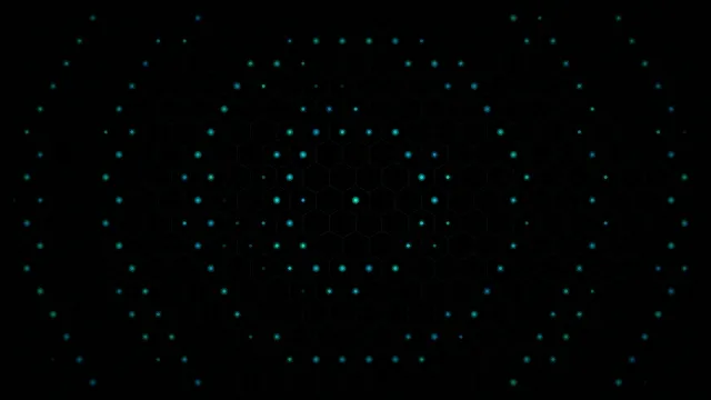 4K UHD cyan particle network loop background for broadcast and video production