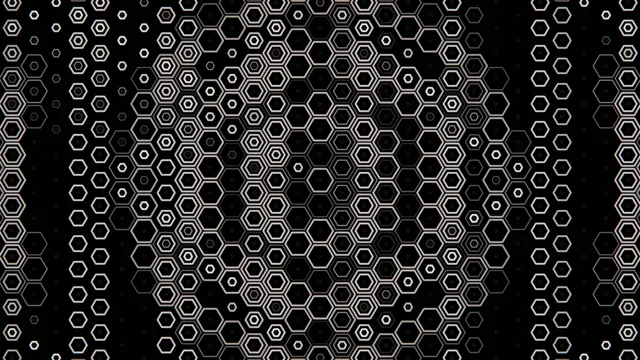 4K UHD geometric hexagon motion background for broadcast and video production