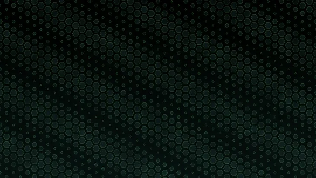 4K UHD hexagonal geometric motion background with tech aesthetic